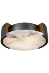 Melange Art Deco ceiling light in alabaster - Ceiling lights by Visual Comfort&Co.
