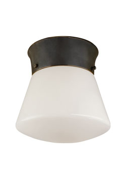 Perry patinated bronze marine ceiling light - Ceiling lights by Visual Comfort&Co.