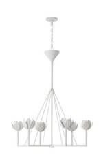 Contemporary white plaster chandelier Albert - Chandeliers by Visual Comfort&Co.