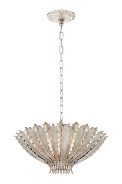 Hampton small silver-plated chandelier - Chandeliers by Visual Comfort&Co.
