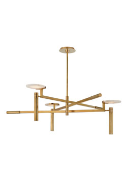 Melange contemporary chandelier with LED lighting - Chandeliers by Visual Comfort&Co.
