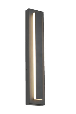 Aspen 66cm black metal outdoor  wall lamp - Exterior wall lights by Visual Comfort&Co.