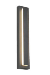 Aspen 66cm black metal outdoor  wall lamp - Exterior wall lights by Visual Comfort&Co.