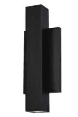 Chara black outdoor wall lamp 30cm - Exterior wall lights by Visual Comfort&Co.