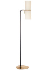 Classic black and gold metal floor lamp Clarkson - Floor lamps by Visual Comfort&Co.