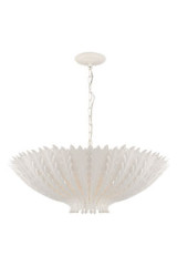 Grand lustre en plâtre blanc Hampton - Lustre by Visual Comfort&Co.