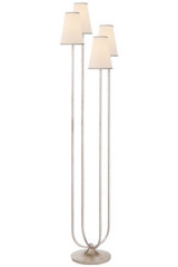 Lampadaire 4 lumières feuille d'argent Montreuil - Lampadaire by Visual Comfort&Co.