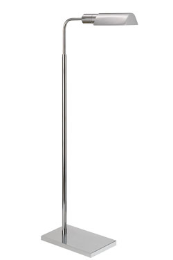 Liseuse à hauteur réglable nickel poli Studio - Lampadaire by Visual Comfort&Co.