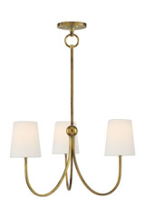 Lustre Classique laiton antique Reed - Lustre by Visual Comfort&Co.