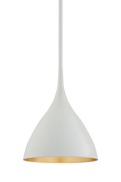 Agnes minimalist pendant lamp white 25cm - Pendants by Visual Comfort&Co.