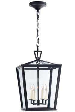 Black bronze metal pendant lamp Darlana - Pendants by Visual Comfort&Co.
