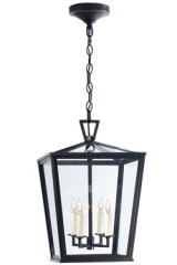 Black bronze metal pendant lamp Darlana - Pendants by Visual Comfort&Co.