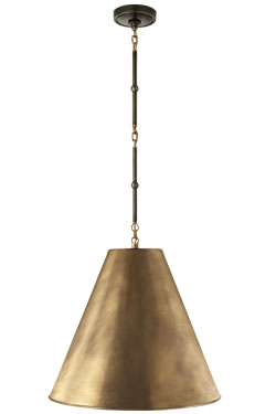 Goodman antique brass pendant light - Pendants by Visual Comfort&Co.