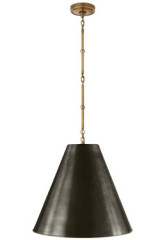 Goodman black and gold pendant light - Pendants by Visual Comfort&Co.