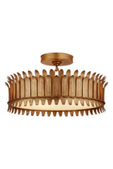 Plafonnier en couronne doré Leslie - Plafonnier by Visual Comfort&Co.