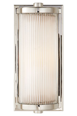 Art deco style wall light in polished nickel Dresser - Wall lights by Visual Comfort&Co.