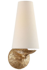 Classic gilded plaster wall light Fountain - Wall lights by Visual Comfort&Co.
