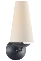 Classic wall lamp in black patinated metal Fontaine - Wall lights by Visual Comfort&Co.
