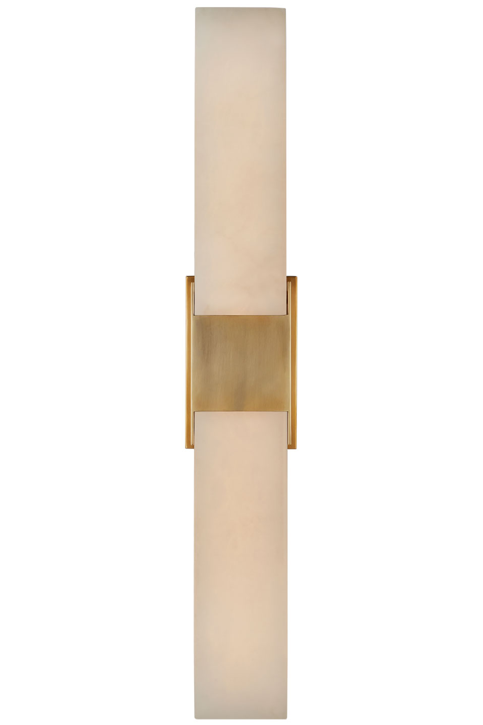 Covet double sconce in alabaster and gold - Wall lights by Visual Comfort&Co.