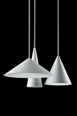Extra small suspension conique blanc
