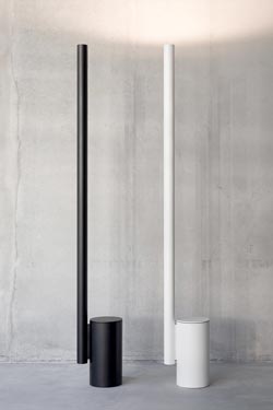 Alto minimalist floor lamp indirect lighting white