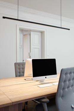 Linier suspension rampe avec éclairage LED 