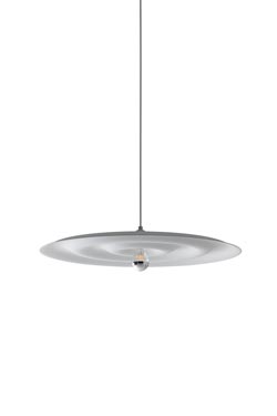 Alma concentric pendant in white aluminium - Pendants by Watsberg