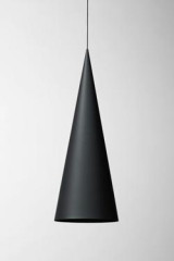 Extra Large black pendant cone - Pendants by Watsberg
