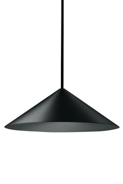 Extra small pendant flared cone black - Pendants by Watsberg