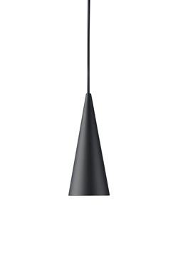 Extra small pendant long cone black - Pendants by Watsberg
